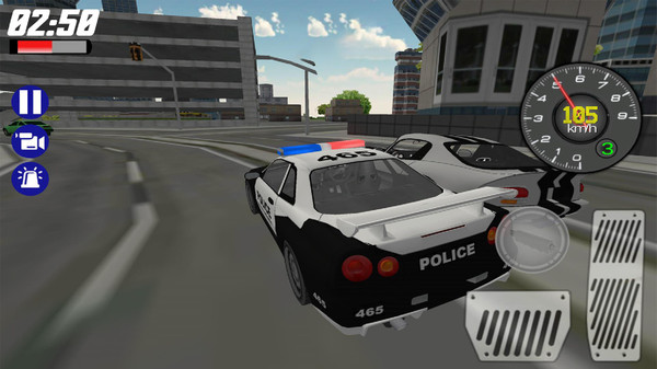 模拟警车巡逻